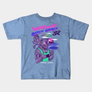 Werewolf Beach Games Kids T-Shirt